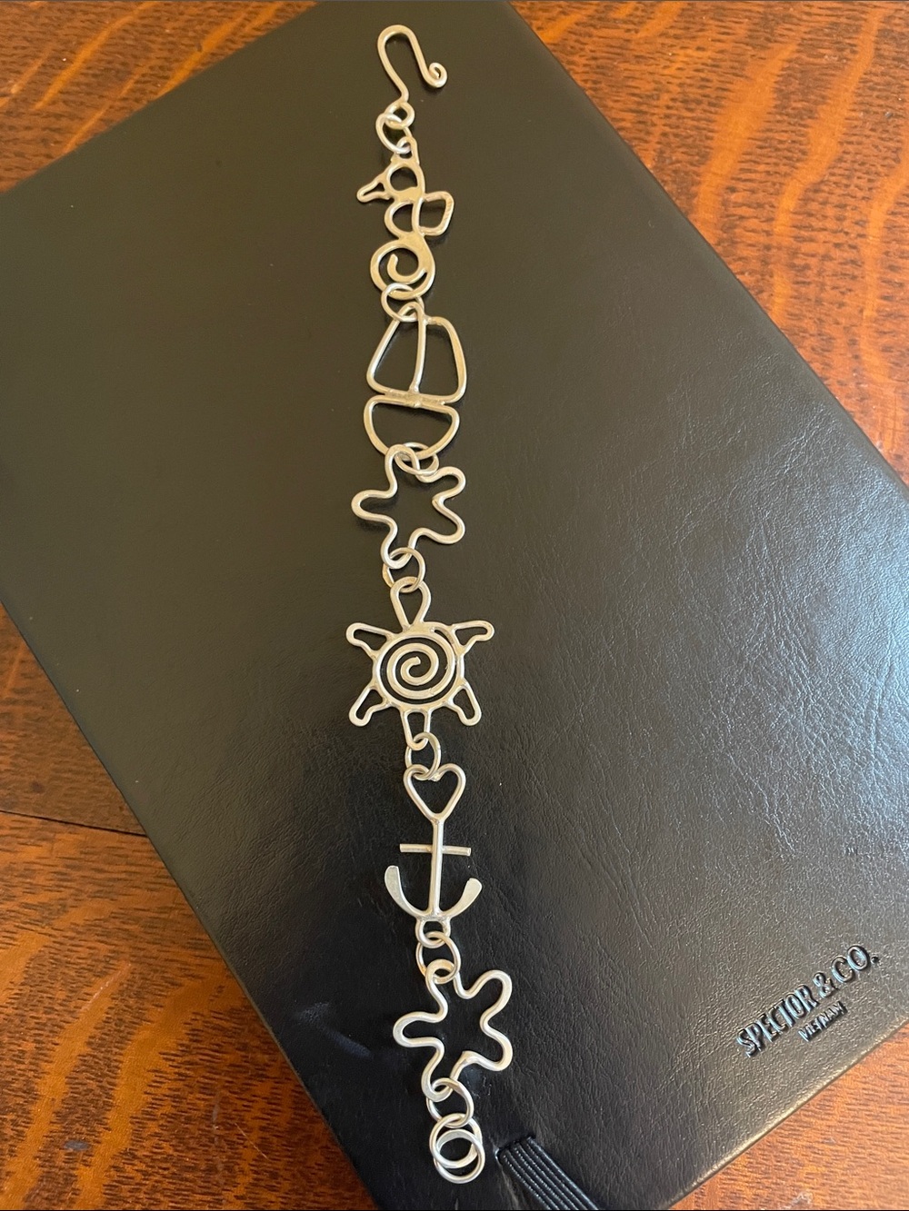 Silver Nautical & Star Charm Bracelet